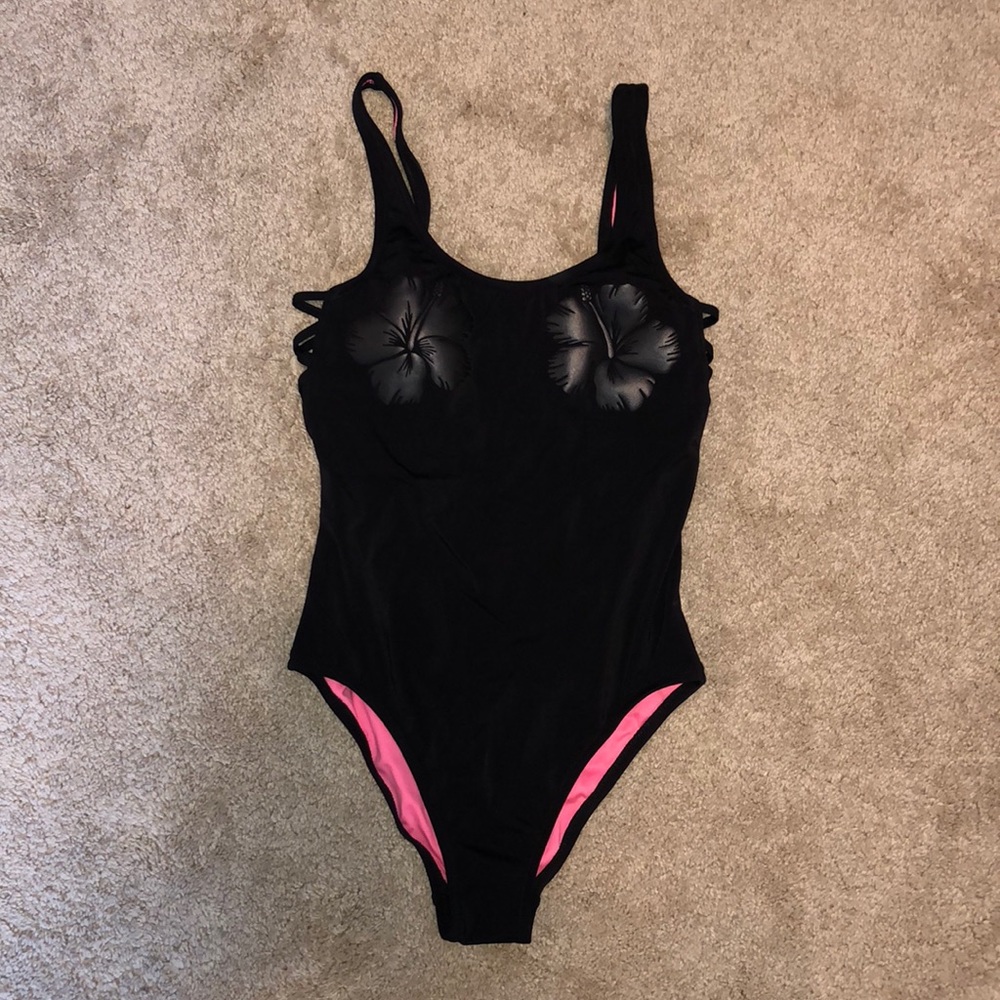 Black Pink one piece suit